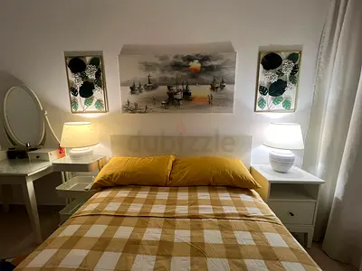 Bright- Cozy- Large Balcony-Fully Furnished Studio in Khalifa City A