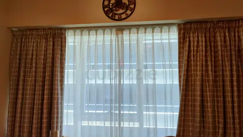 Long black out Curtains,  Sheer Netting, Roller curtain for 2 living room 3 bedroom. Must go today.