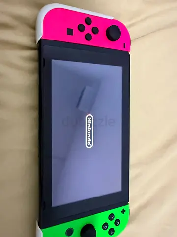 Nintendo Switch Console with Neon Joy‑Cons - Working Condition