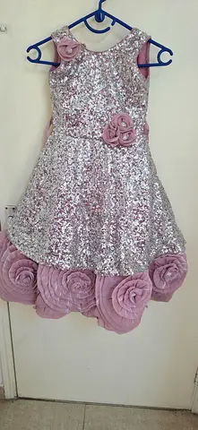 Pink/Purple Sequin Flower Girl Dress - Kids Party/Wedding Dress
