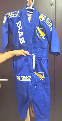 Blue Sias Dubai Brazilian Jiu-Jitsu Gi (Size Unknown) - Good Condition. Kimono