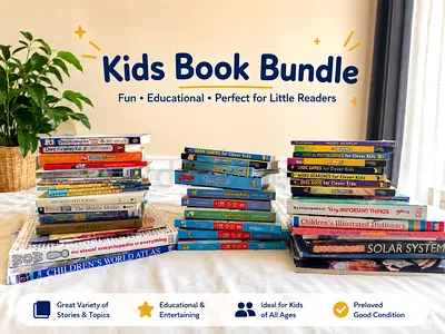 Kids Book Bundle — Assorted Childrens Picture, Educational  Story Books
