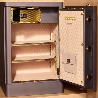 Used Heavy-Duty Home/Office Safe with Electronic Lock, Shelves  Fireproof Design