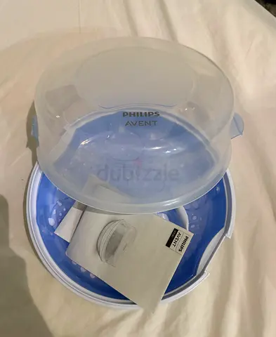 Philips Avent Microwave Steam Sterilizer (Blue/White) Never used