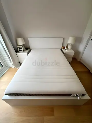 Ikea bed and mattress/queen size