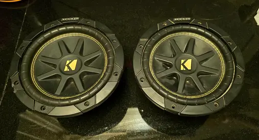 Kicker comp c8 8 inch subwoofer
2 piece
Single 4 ohm voice coil
200 watt peak power
100 watt rms