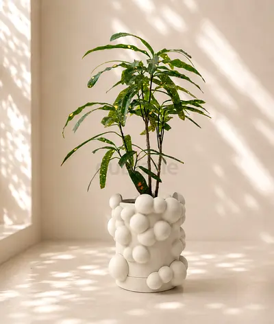 🔥 SALE / Designer Plant Pots / Beige S 🔥