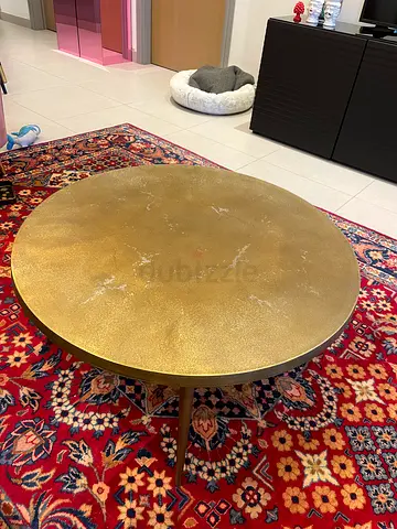 West Elm Gold Coffee Table