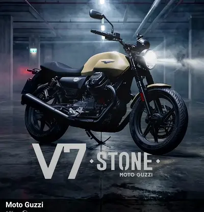 Italian Moto Guzzi V7 Stone GSO with 3.5 year agency warranty Dual Arrow Special Exhaust