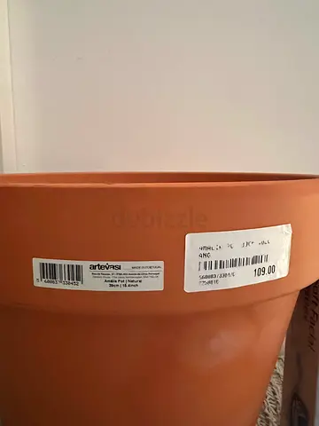 XL size Artevasi Amalia Natural Plant Pot 38cm