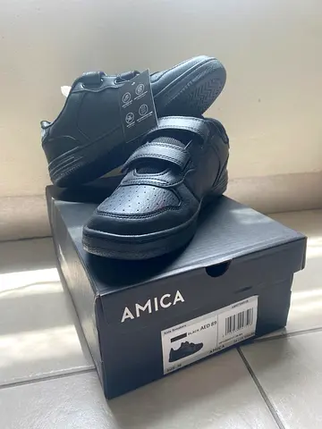 Brand new black kids sneakers (Amica) with box