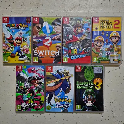 10 Nintendo Switch 1/2 Games for sale
