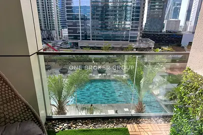 Fully Furnished I Pool View I Near Metro