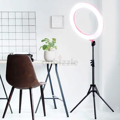 Ring Light with Adjustable Tripod Stand - 18 LED Studio Light