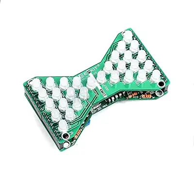 DC 5V LED Electronic Hourglass DIY Kit Speed Adjustable Funny Electronic DIY Kits LED Double Layer P