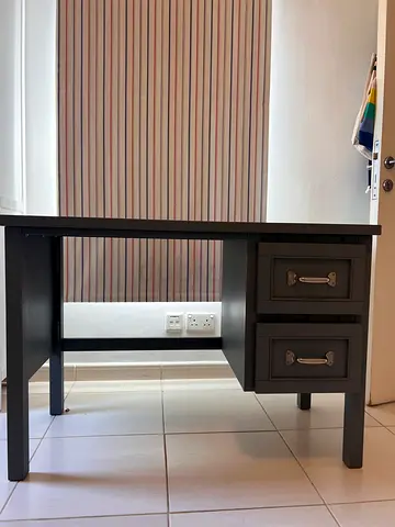 Grey study Table from Pottery Barn