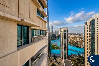 Vacant | Unfurnished | Burj+fountain views
