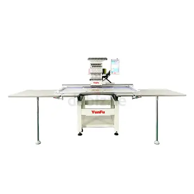 Single-Head Commercial Embroidery Machine (YunFu) with Large Working Table 500*1200