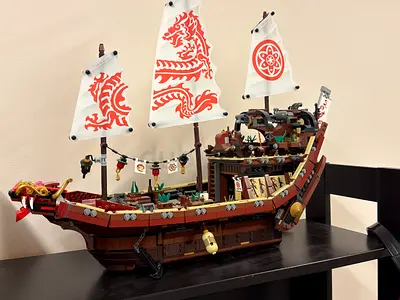 Lego Ninjago Boat Incomplete