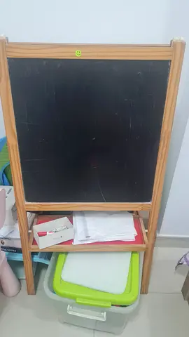 Ikea black and white board stand