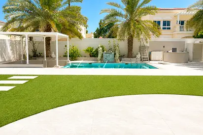 Furnished with pool |Luxury property in JVC | Huge Plot