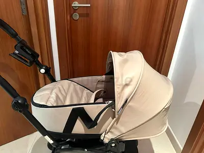 Beige Bassinet/Carrycot for Stroller - Good Condition