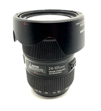 Canon 24-105mmf4 IS 2 and IS 1 Image Stabilizer Ultrasonic Lens ( 1 pair Good Condition)