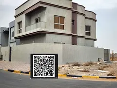 Villa for rent in Al Zahia, Ajman - 5 master bedrooms, living room, majlis, maid's room - centra