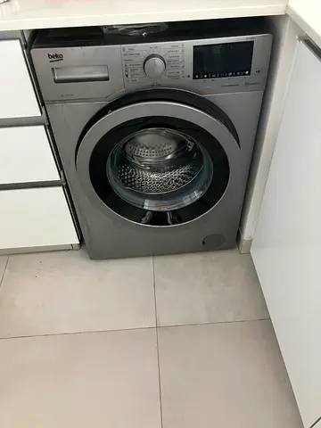 Beko Front Load Washer - 7kg, Silver, Good Condition