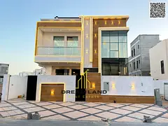 Modern two-story villa with a rooftop terrace, central air conditioning, freehold ownership. Price i