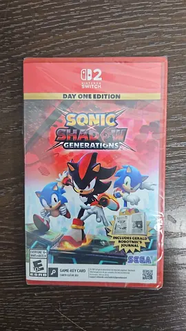 SEGA SO2NIC X SHADOW GENERATIONS VIDEO GAME FOR NINTENDO SWITCH 2