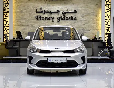 AED 575 EMi at 0% DP | KIA Rio ( 2021 Model ) in Silver Color GCC Specs