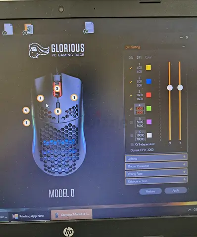 Glorious model Gaming Mouse - Lightly Used
