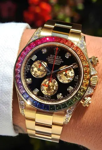 Rolex Daytona Rainbow YELLOW Gold