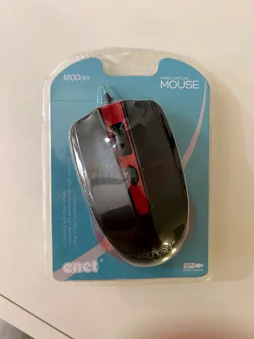 Enet Wired Optical Mouse 1600 DPI