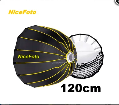 Nicefoto 120cm Parabolic Softbox with grid