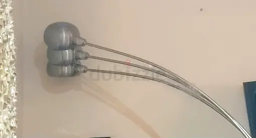 Tri Beacon Metal Arc Floor Lamp