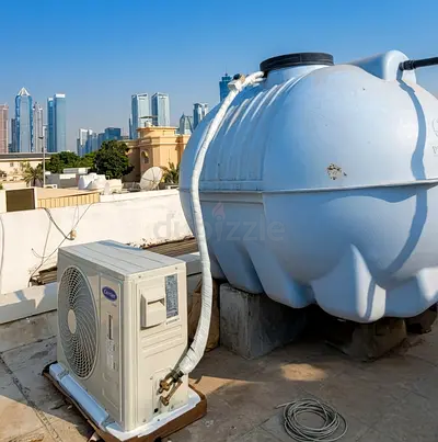 Water chillar water cool house tank cooling system نظام تبريد المياه في دبي