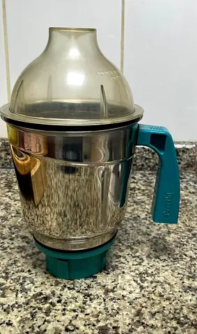 Preethi Stainless Steel Mixer Jar with Lid and Handle (Used)