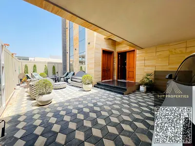 Luxury villa for sale in Al Tallah area – Ajman | 5 master bedrooms, fully furnished, air-condition