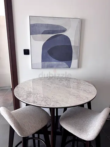 round bar dining table with 4 chairs