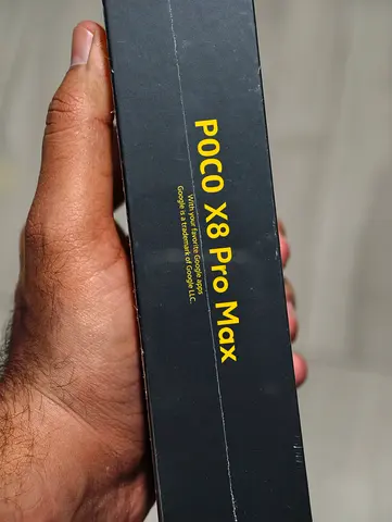 Xiaomis Poco F8 Pro Max 12/256 GB selaed box packed