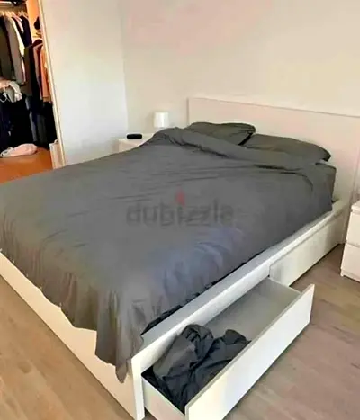 Ikea Queen size bed with mattress available in perfect condition