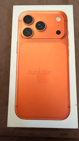 Apple iPhone 17 pro - 512 GB — Orange/Coral color, hardly boxed