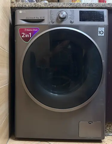 LG 2-in-1 Front Load Washer Dryer 8 KG