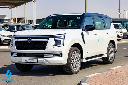 Nissan Patrol LE Platinum | Twin-Turbo AWD | 9AT | Dual-Tone | Tan Interior | Height-Control