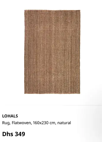 Jute carpet