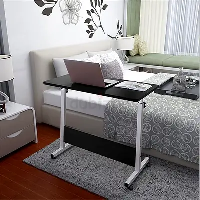 Adjustable Portable Laptop Desk with Wheels