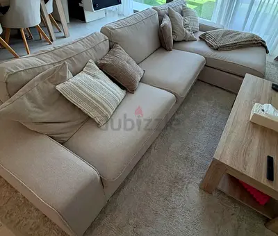 Brand new condition IKEA kivik lshape sofa beige