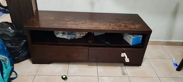 Free ikea table and tv table